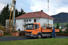 Renovierungsarbeiten am Pfarrhaus der Katholischen Kirchengemeinde Zierenberg